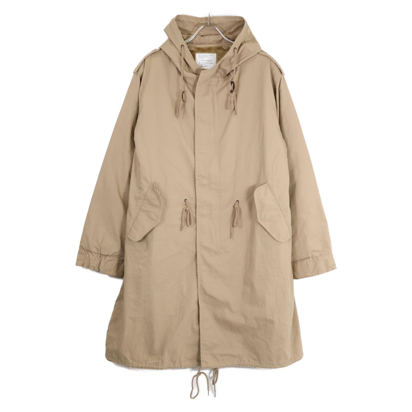 ヒューストン　5409m モッズ　ベージュ HOUSTON ヒューストン 5409M ﾍﾞｰｼﾞｭ M-51 ﾗｲﾅｰ付き ﾓｯｽﾞｺｰﾄ XS