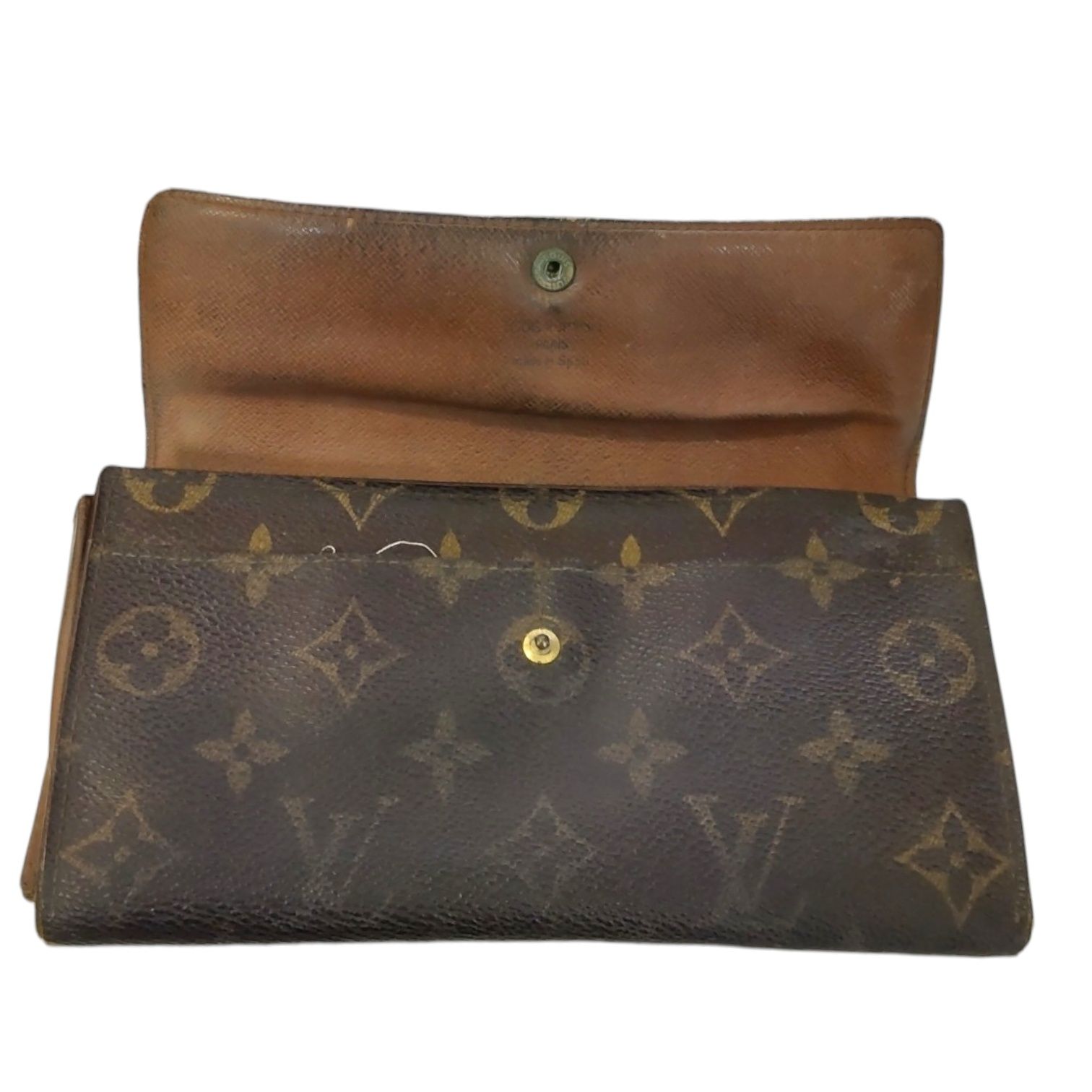 ジャンク品】LOUIS VUITTON ルイヴィトン モノグラム ポルトフォイユ  