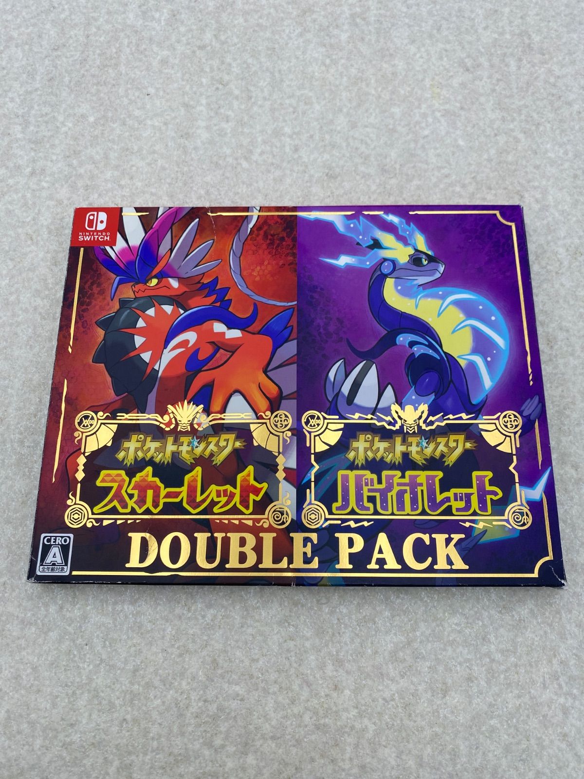 ◆ポケットモンスター スカーレット バイオレット ダブルパック ニンテンドーSwitchソフト