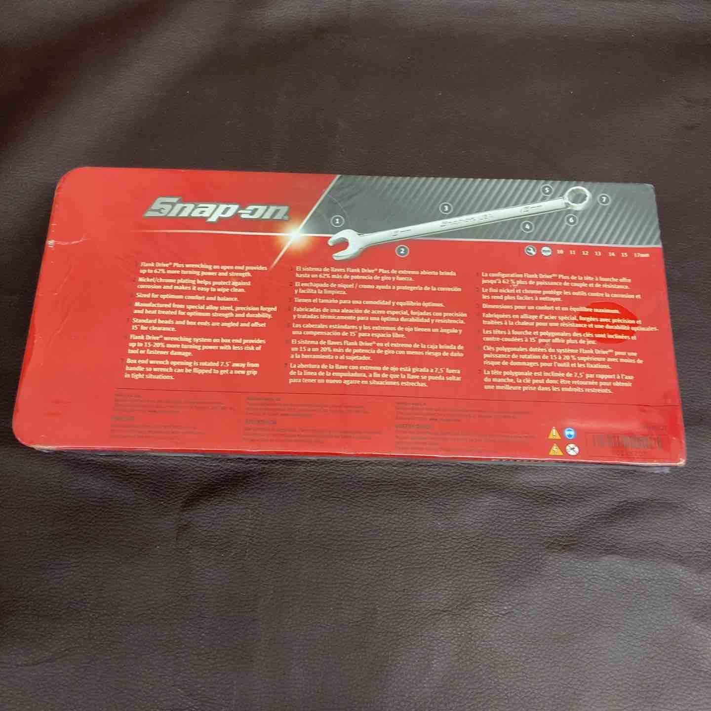 店頭 スナップオン Snap-on コンビネーションレンチ セット ミリサイズ 並行輸入 SOEXM707 ブランド 東大和店