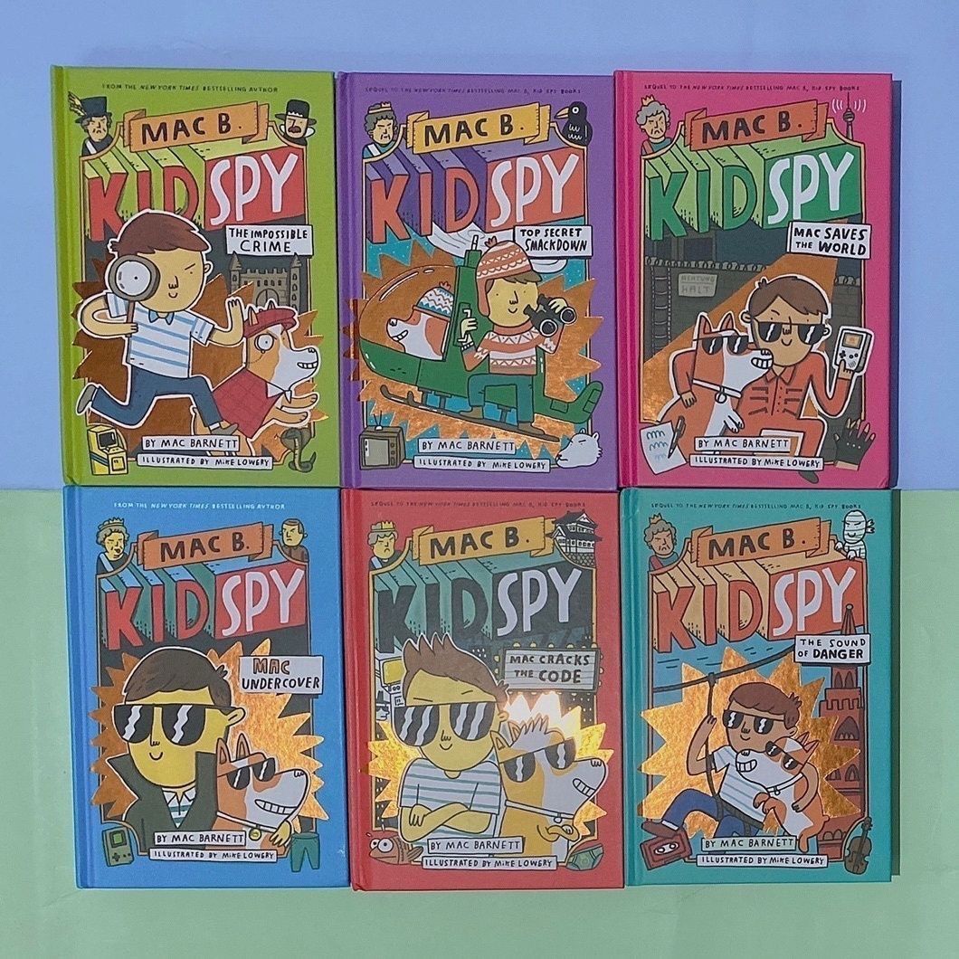 洋書 Kid spy by MAC B. 6冊 Mac B., Kid Spy Series 6 Books Set: Mac Barnett, Mike Lowery