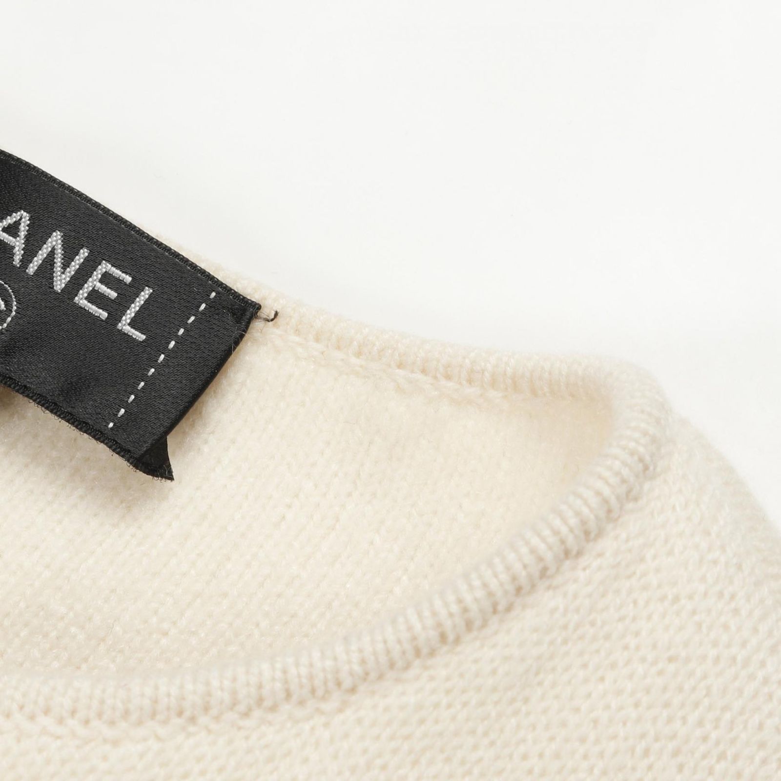 シャネル CHANEL ノーカラージャケット ココマーク ライン