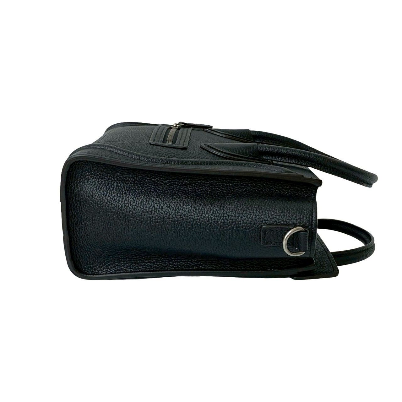 極 美品 袋付き CELINE セリーヌ ラゲージ ナノ ショッパー