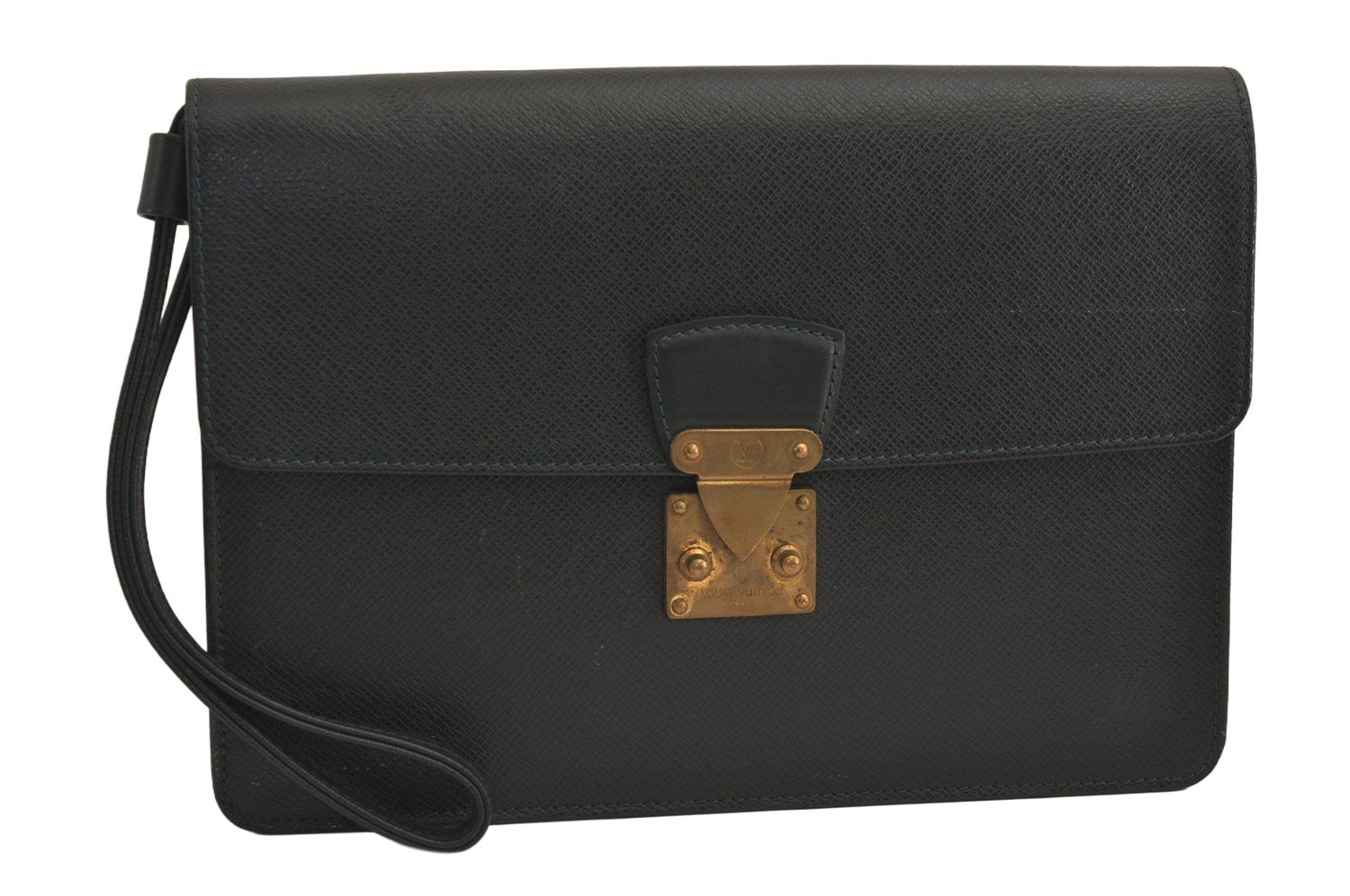 LOUIS VUITTON ルイヴィトン タイガ クラッド クラッチハンドバッグ 財布 グリーン M30194 LV 6388M