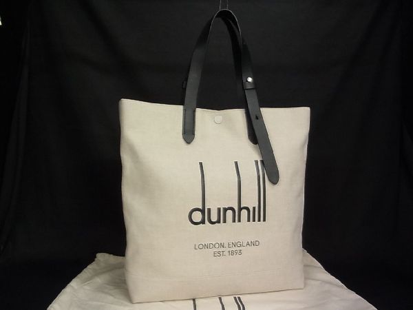 □新品同様□ dunhill ダンヒル レガシー キャンバス×レザー