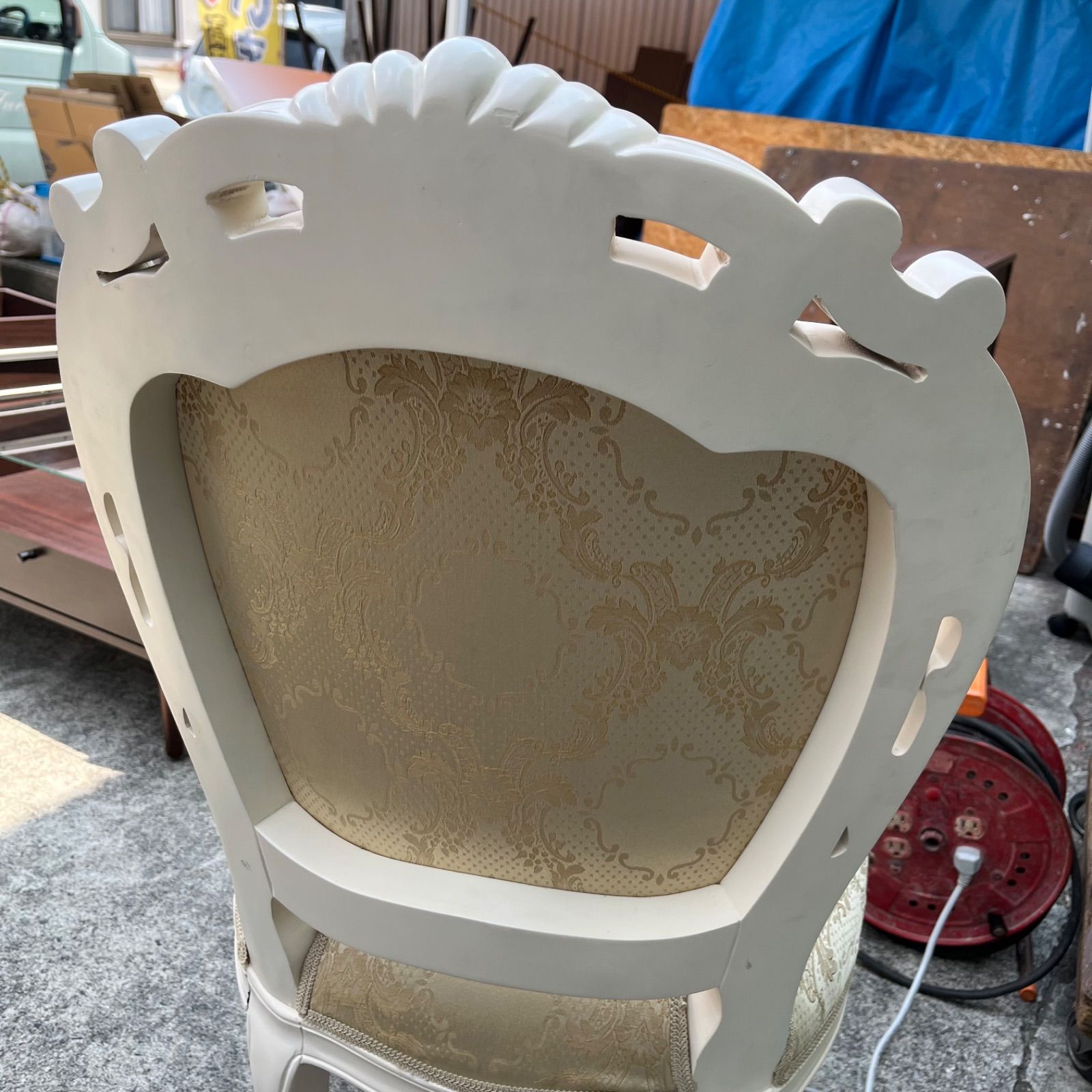 チェア ダイニングチェア 椅子 ロココ調 家具 アンティーク風 猫脚