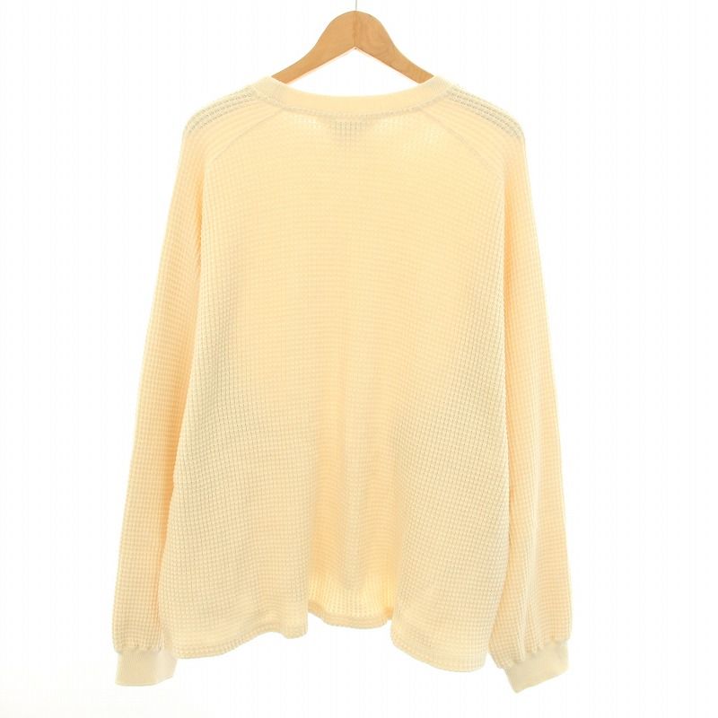 アンセルム ANCELLM 23AW ダメージヘビーワッフルオーバーサイズド 