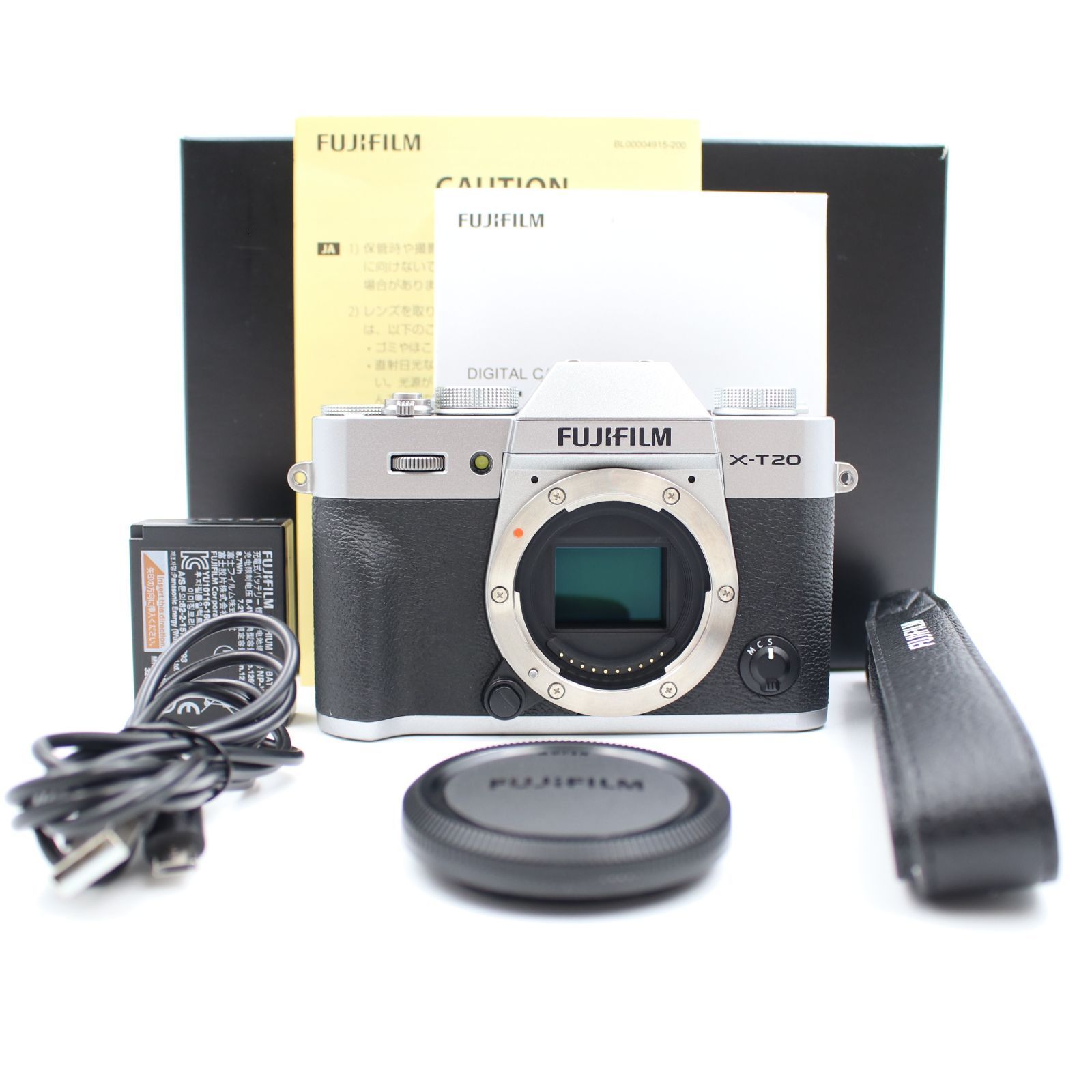 FUJIFILM X-T20 ボディ シルバー 美品 FUJIFILM 富士フイルム ミラーレス一眼 X-T20 ボディ シルバー