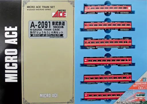 中古】鉄道模型 1/150 東武鉄道 1800系 急行りょうもう 6両
