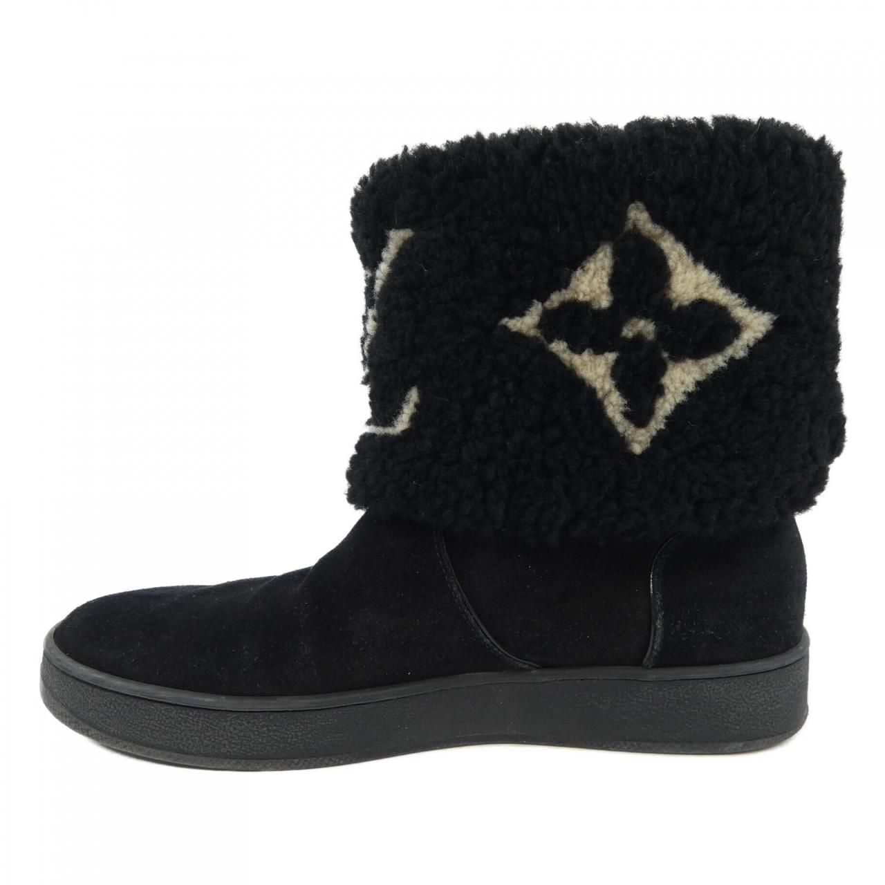 ルイヴィトン LOUIS VUITTON SNOW DROP FLAT ANKLE スノードロップライン ブーツ