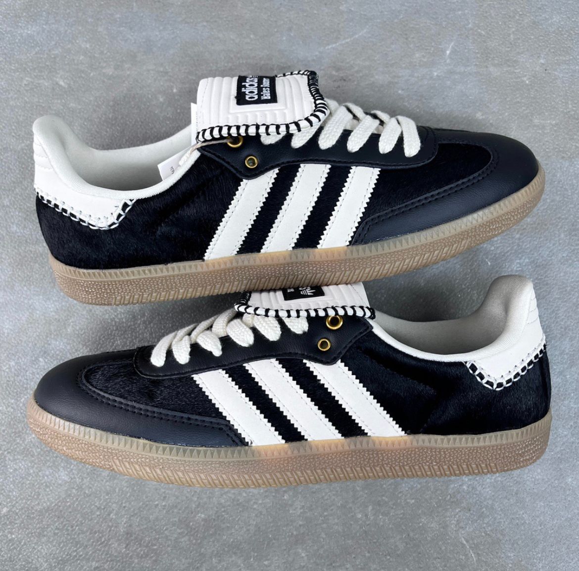 Adidas samba Wales Bonner カップルシューズ レディース/メンズ Black>>>