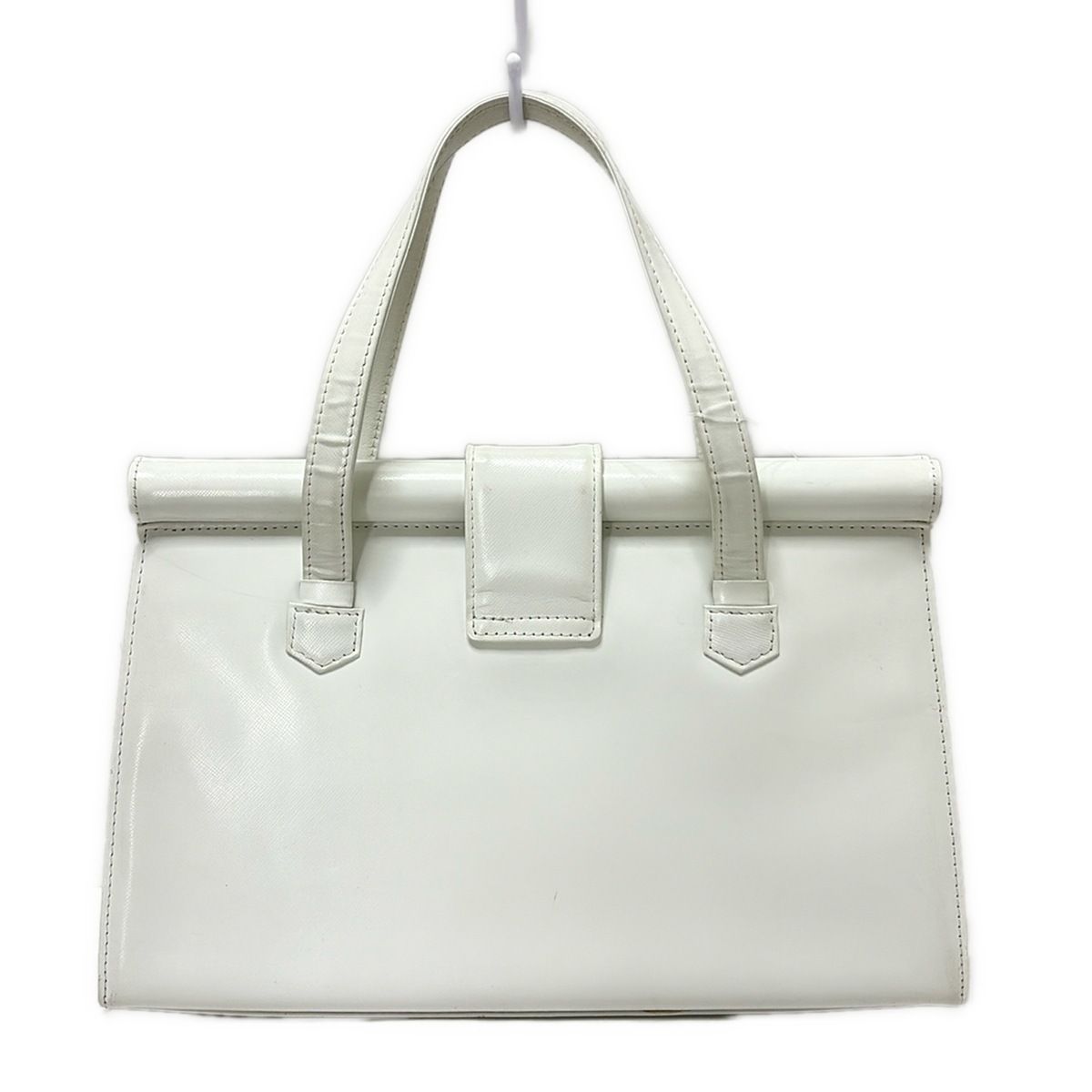YvesSaintLaurent(イヴサンローラン) ハンドバッグ - 白 レザー YvesSaintLaurent(イヴサンローラン) ハンドバッグ - 白 レザー
