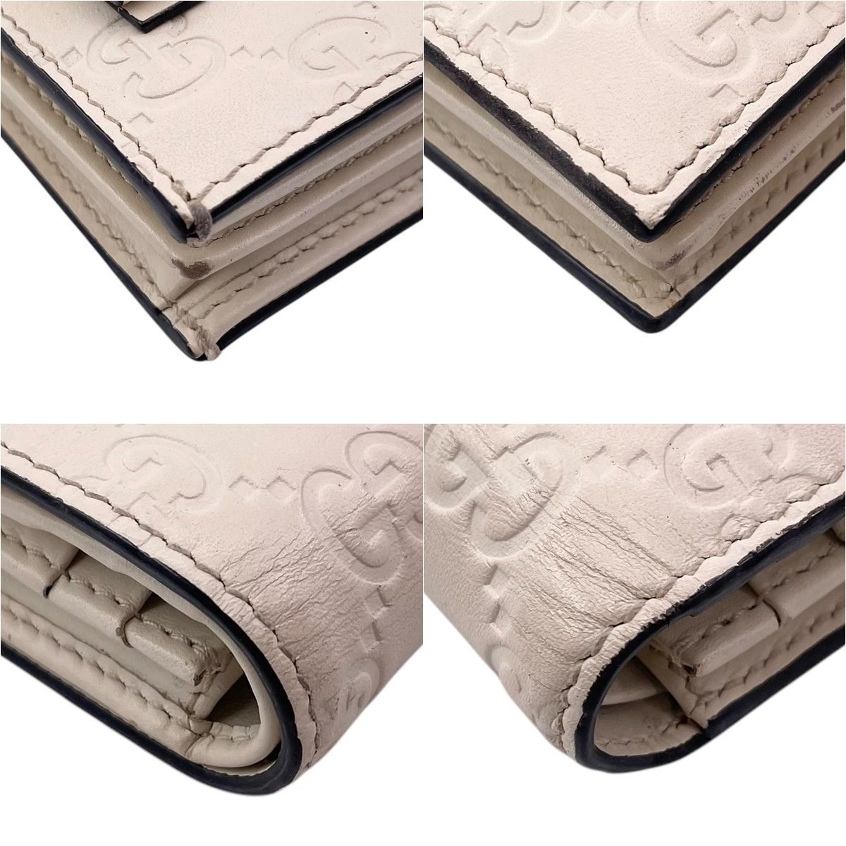 中古】 GUCCI グッチ グッチシマ 406924 クレジットカードケース