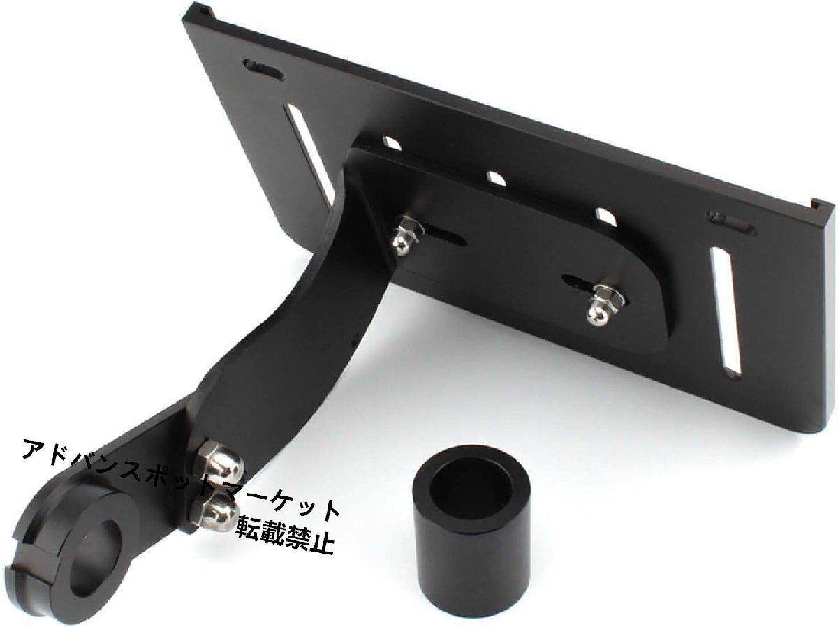 送料無料 サイドマウント ナンバープレートホルダーブラケット ハーレー ソフテイル ストリート ボブ ファット 2018-2025用WP大人気103