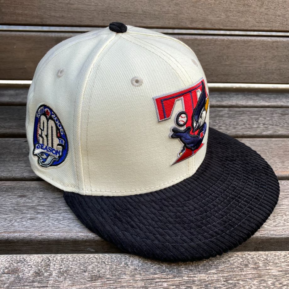 【新品、未使用！】　New Era トロント・ブルージェイズクーパーズタウン 59FIFTY MLB Corduroy Visor クーパーズタウン トロント・ブルー