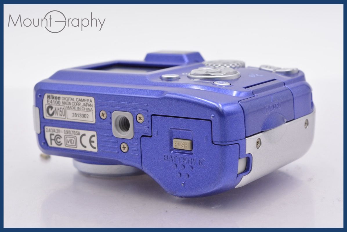 ☆極上美品☆ ニコン Nikon COOLPIX 4100 3x 単三電池仕様 ☆完動☆同 