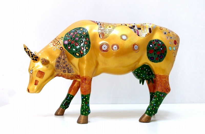 221755】 【カウパレード COW Parade】 牛 フィギュア 置物 オブジェ