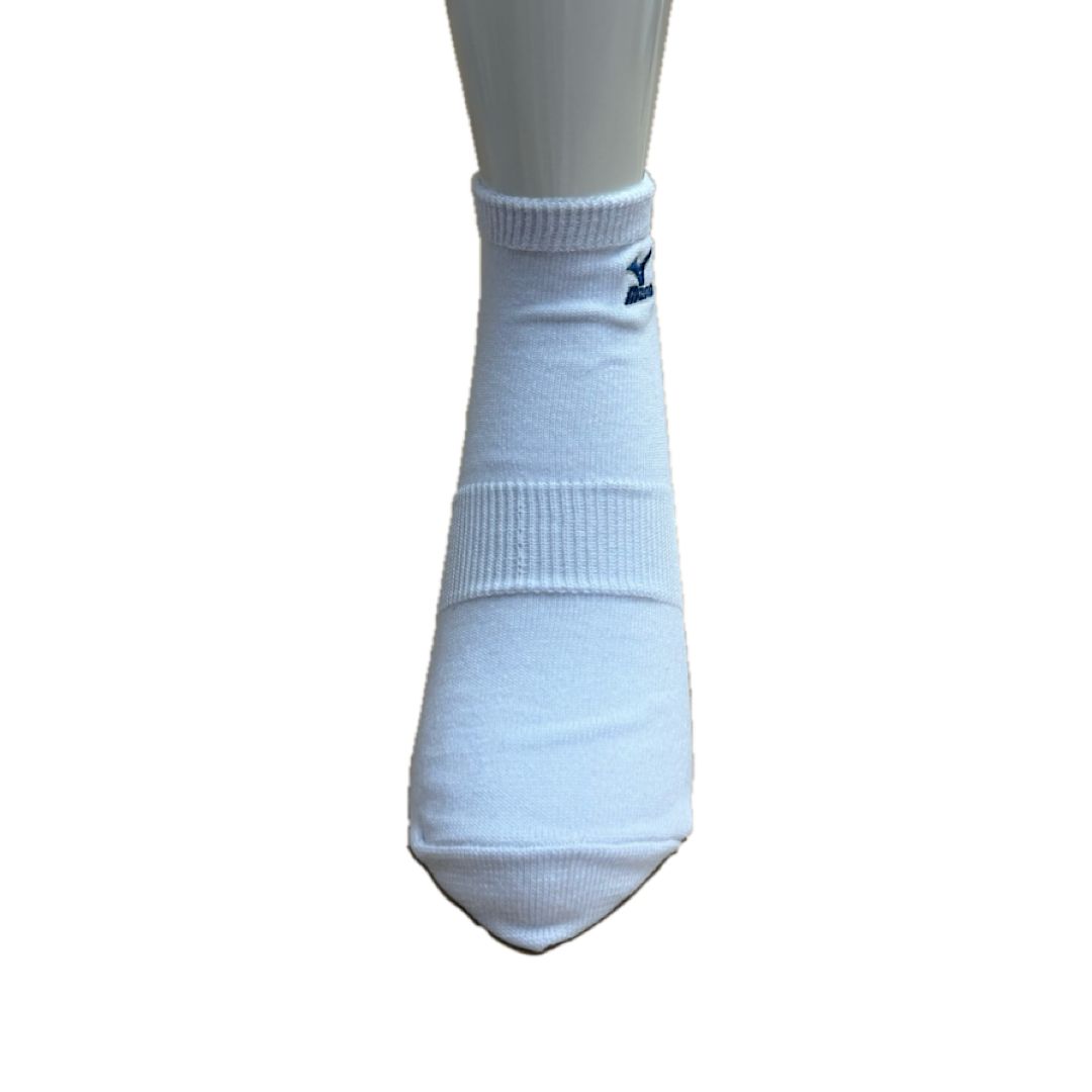 白 スポーツ ソックス ミズノ ショート ソックス メンズ 3足組 24-26cm・26-28cm