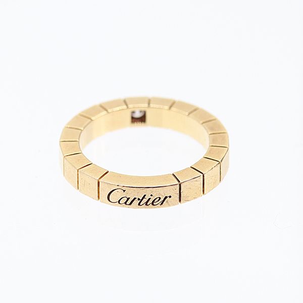カルティエ ラニエール ダイヤリング 750 YG 5.5g 46 NH0392 打痕 B4058846 アクセサリー ジュエリー 5553900 10NBT AKO ABC 16785