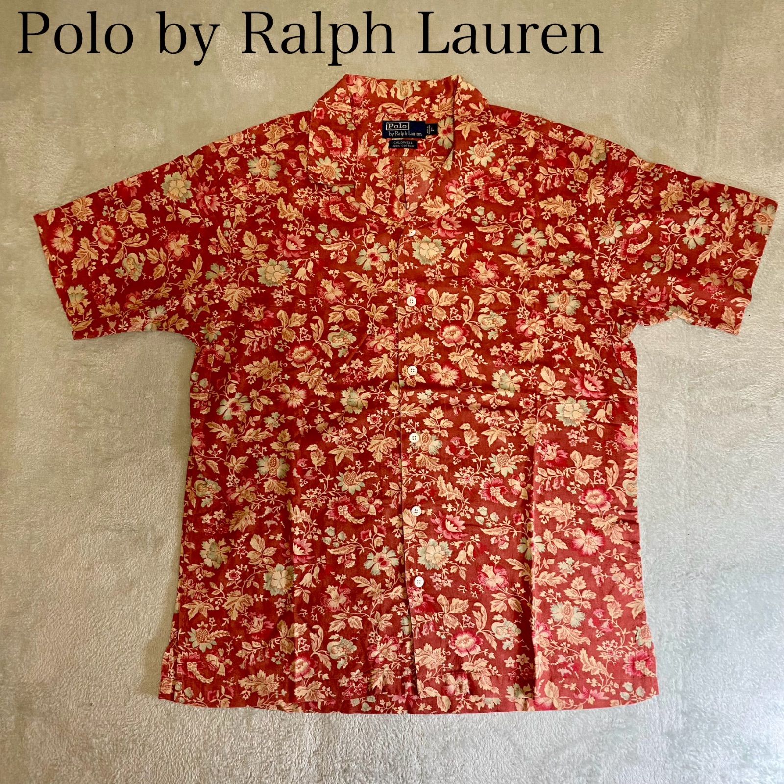 Polo by Ralph Lauren】90s CALDWELL コットンアロハ アロハシャツ 開襟シャツ 花柄 総柄 希少 美品 サイズL  ラルフローレン RRL - メルカリ