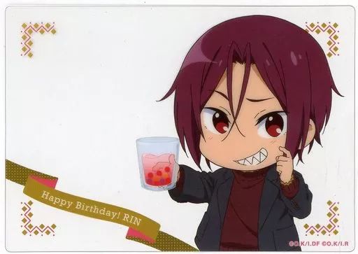 Free 松岡凛 バースデー グッズ まとめ売り 中古】キャラカード 松岡凛(バースデー/ミニキャラ) 「Free! Series