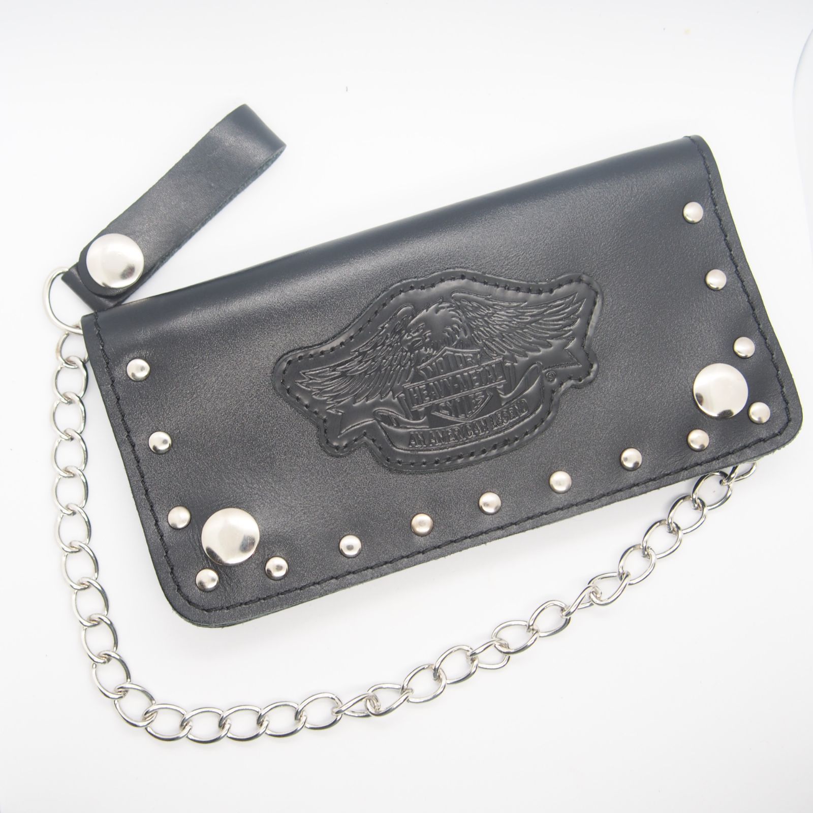 極美品 ハーレーダビッドソン ウォレットチェーン付き長財布