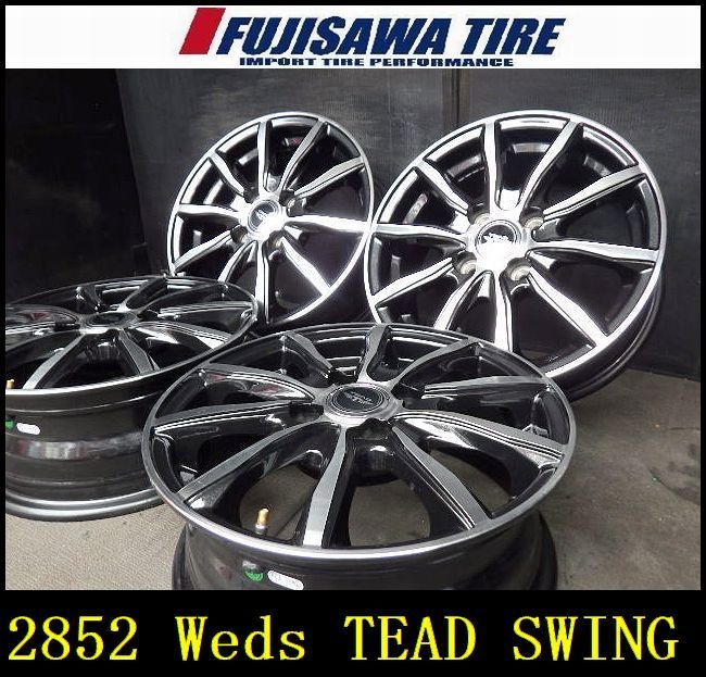 2852 B▲ ▲Weds TEAD SWING ホイール▲14x5.5J 4穴 PCD100 38▲4本