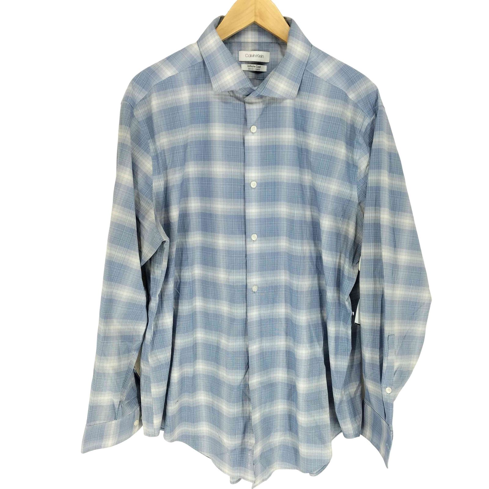 カルバンクライン CALVIN KLEIN infinite cool オンブレチェックシャツ