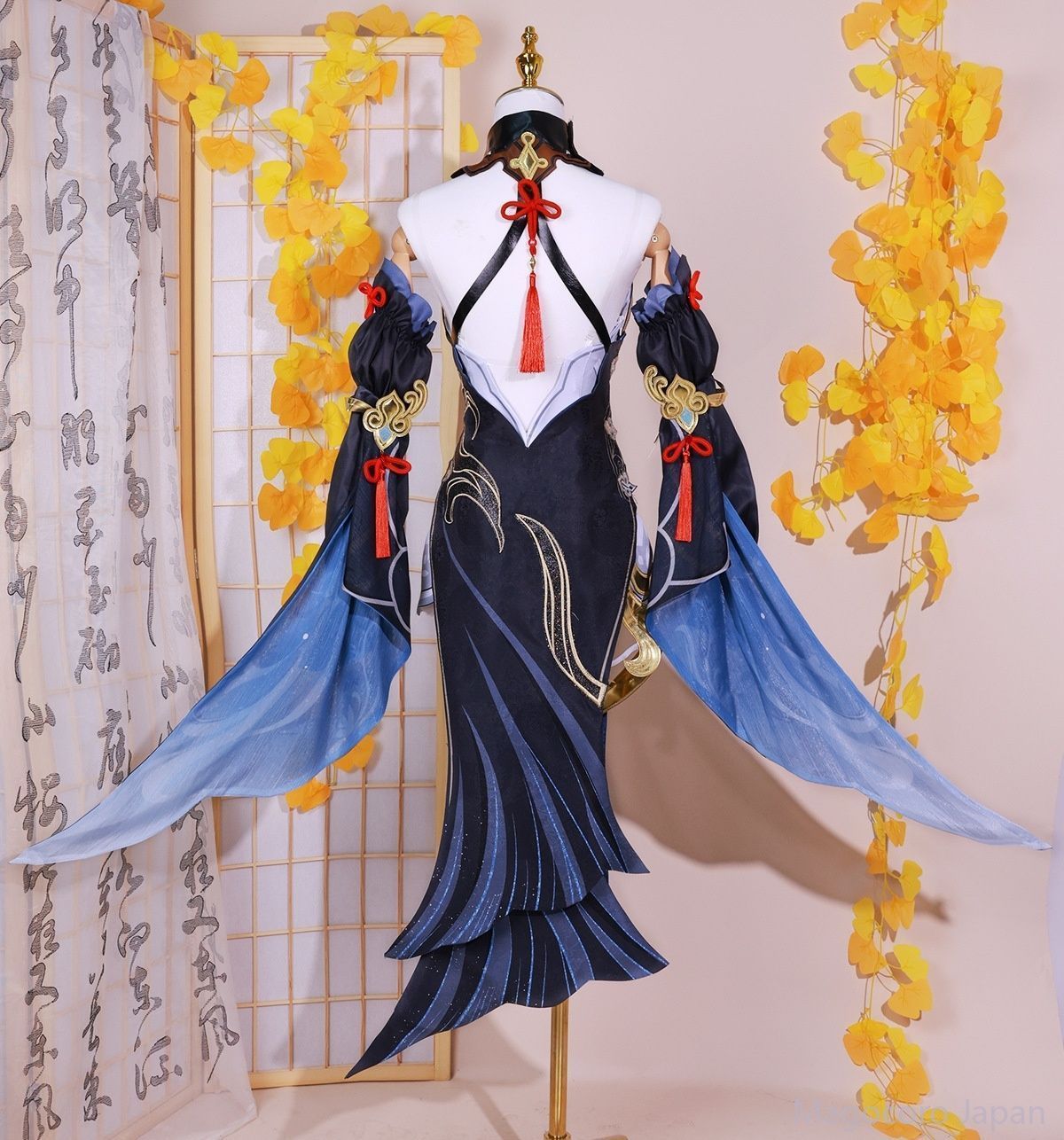 原神コスプレ申鶴海灯節女性用フルセットコスチューム冷たい花の幽露