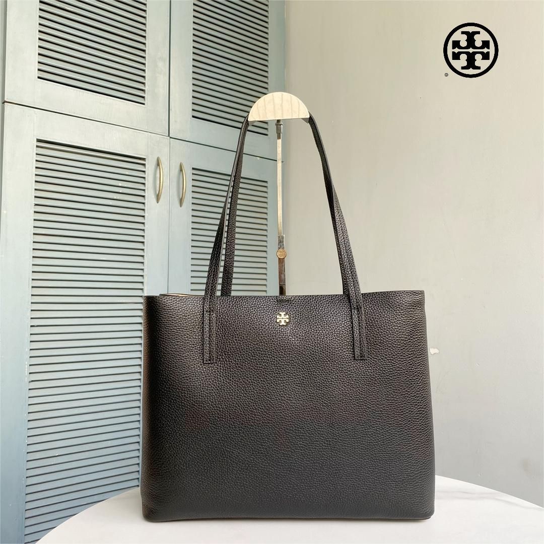トリーバーチLEATHER TOTE MOOSE トートバッグ通勤通学
