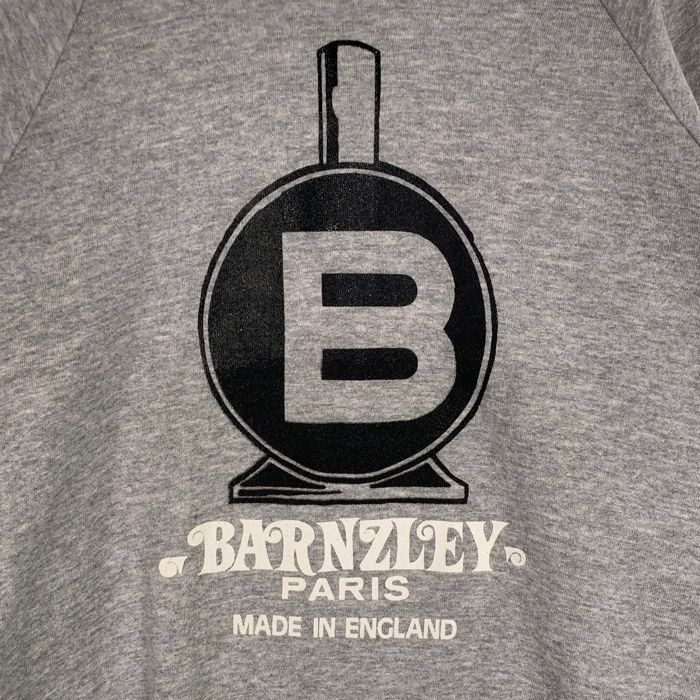 80's BARNZLEY PARIS プリント クルーネックスウェットトレーナー