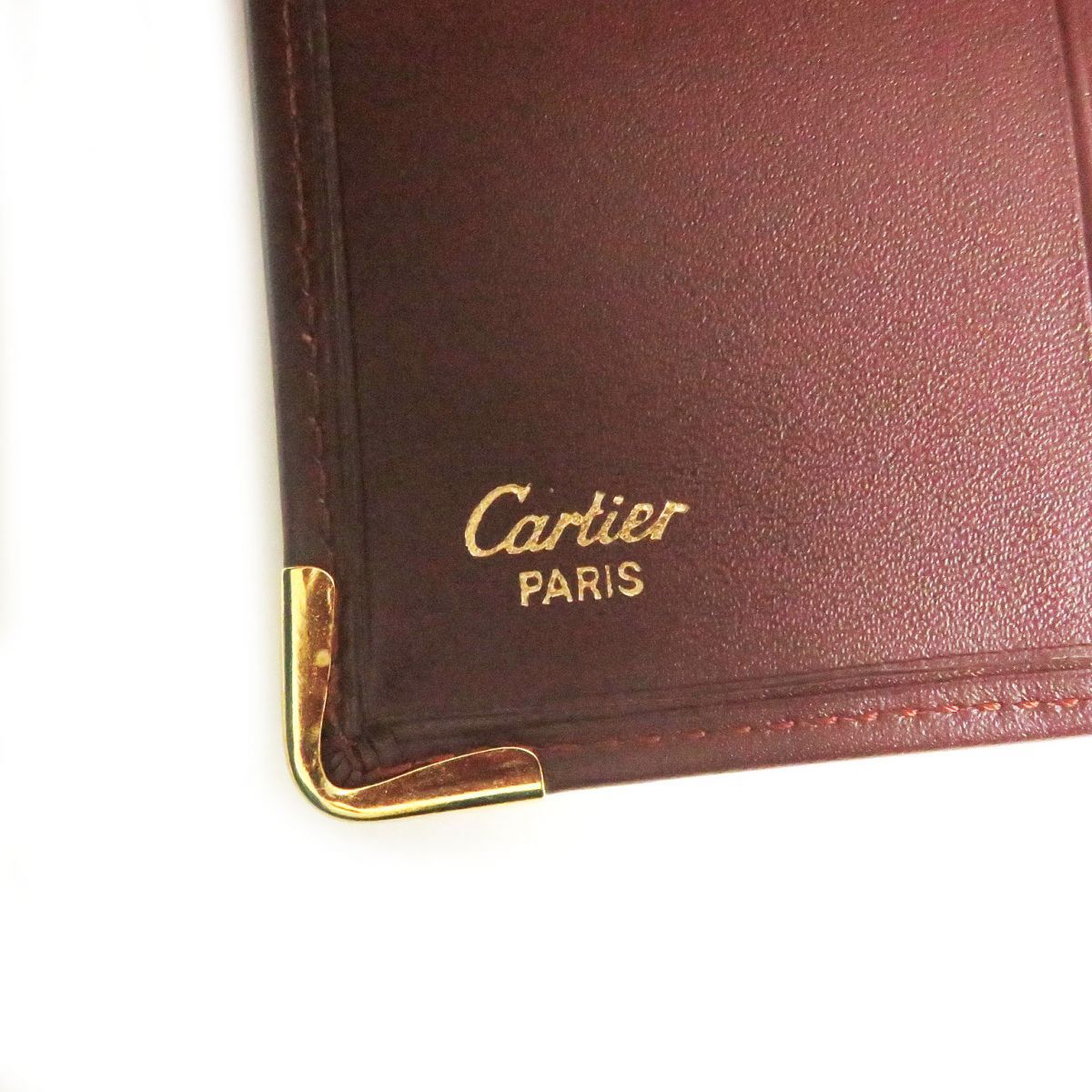 しくお 極美品Cartier マスト ドゥ カルティエ ドゥーブルC レザー