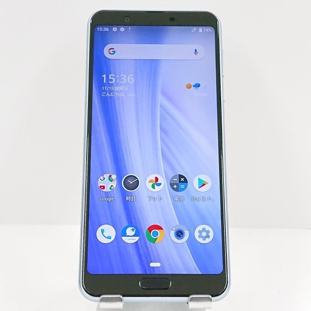 AQUOS sense3 plus 901SH SoftBank ムーンブルー 送料無料 本体 c08435 - メルカリ