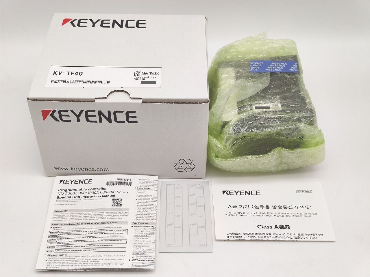 インボイス対応 新品 キーエンス KEYENCE KV-TF40