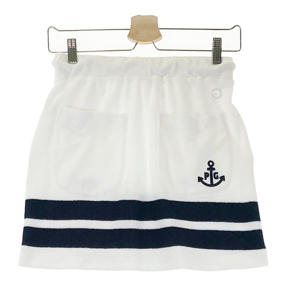 サイズ 0 PEARLY GATES パーリーゲイツ パイル地 スカート ホワイト系 240101195238 ゴルフウェア レディース ストスト