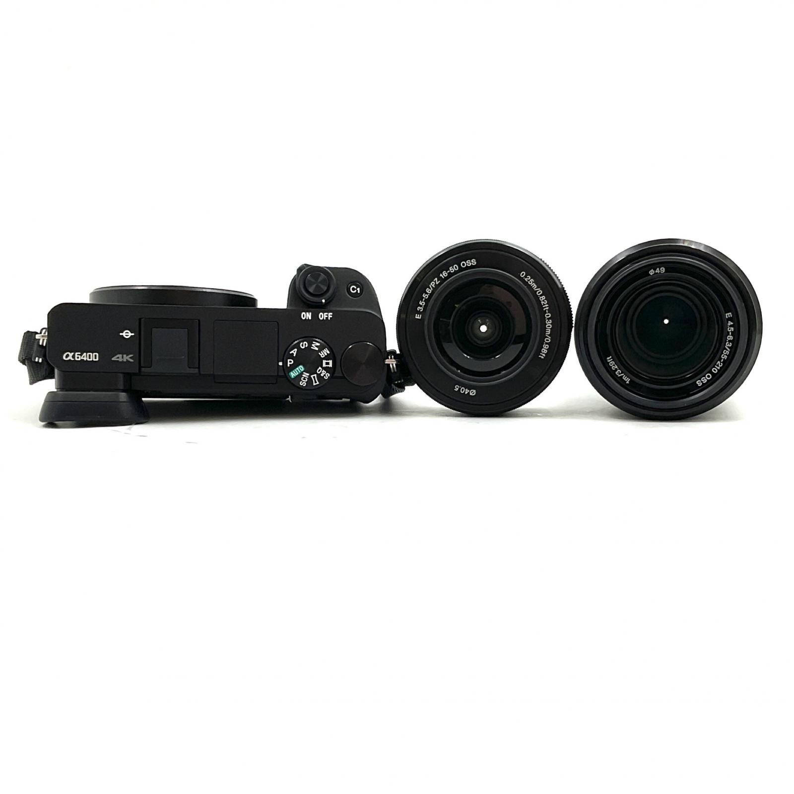 SONY α6400 レンズセット ブラック SONY ミラーレス一眼カメラ α6400 高倍率ズームレンズキット ブラック