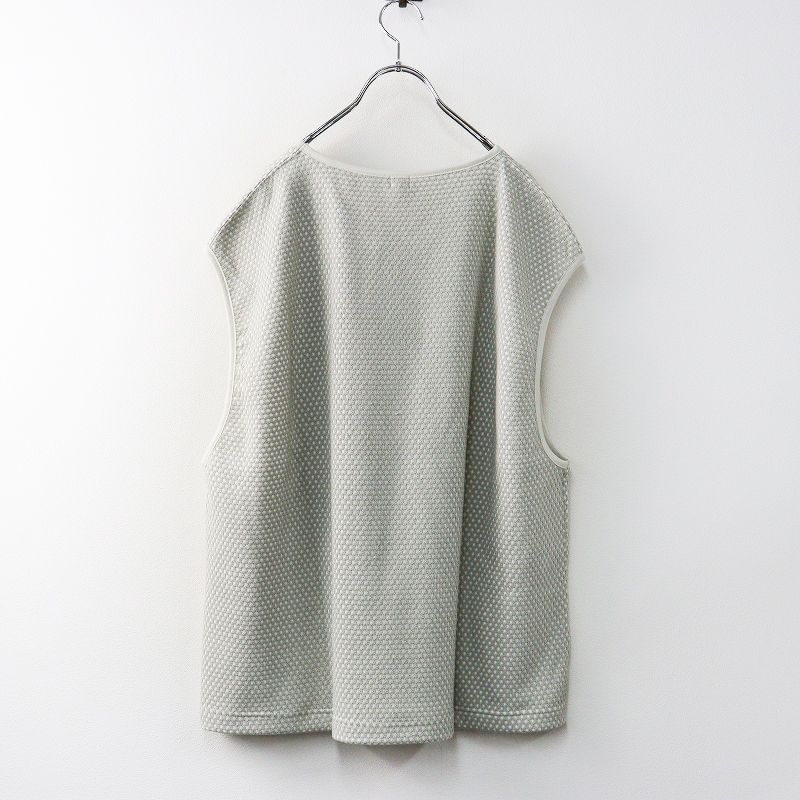 2025 SS ジャーナル ラックス journal standard luxe チマラ chimala JAQUARD KNIT VEST L グレー