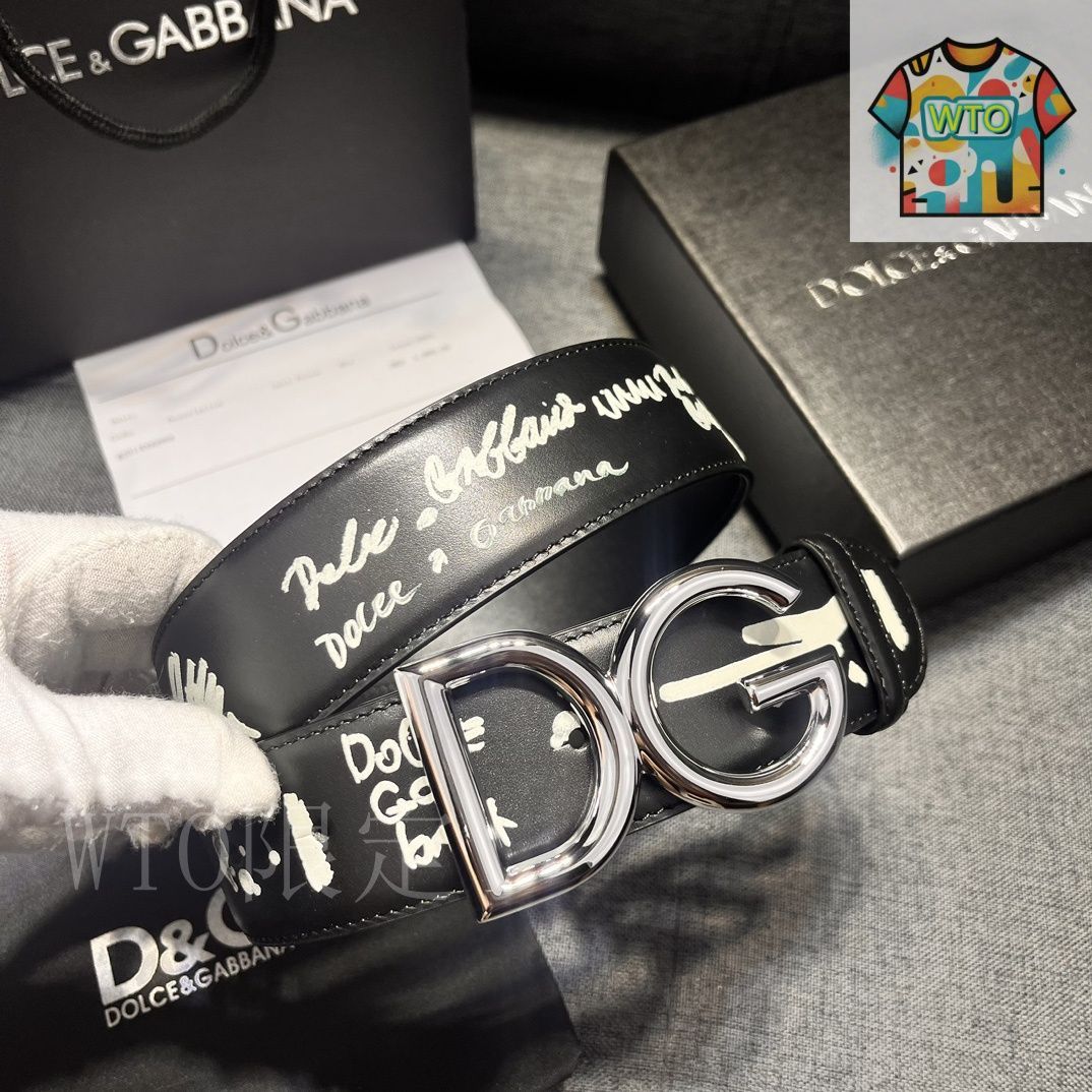 お値段交渉お気軽に✨うみか✨フォロー割さん DOLCE&GABBANA✨ベルト 今日特価】Dolce&Gabbana DG レザーベルト - メルカリ