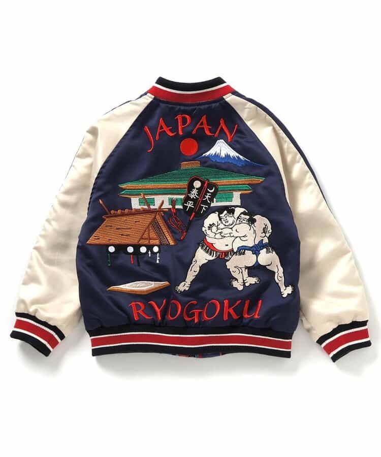 新品未使用タグ付き コラボ スカジャン M 日本相撲協会コラボ 新品未使用タグ付き コラボ スカジャン M 日本相撲協会コラボ