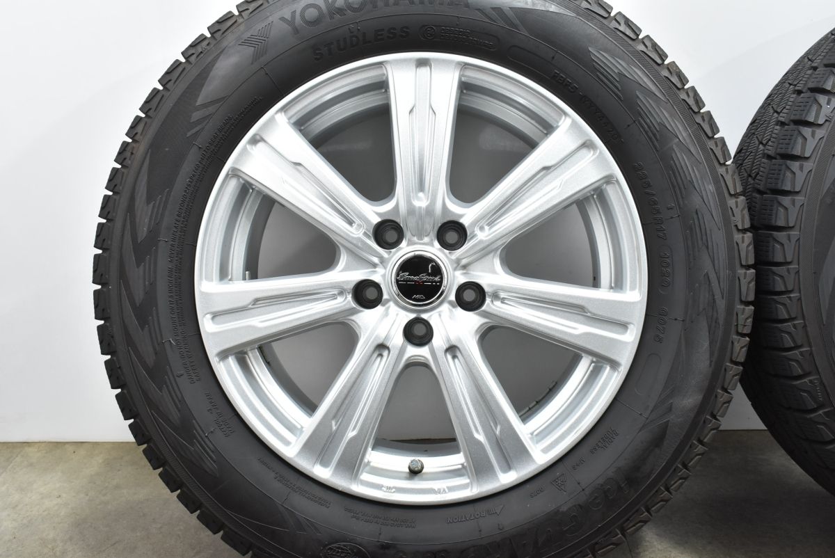 送料無料] バリ溝！9.5分以上☆スタッドレス 225/65R17 ピレリ アイス