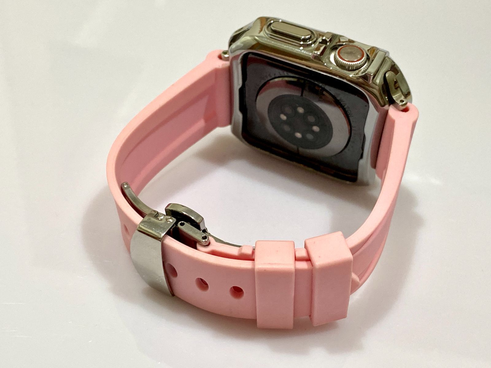 ブラックライム＠カスタム セット アップルウォッチバンド かみしめる  