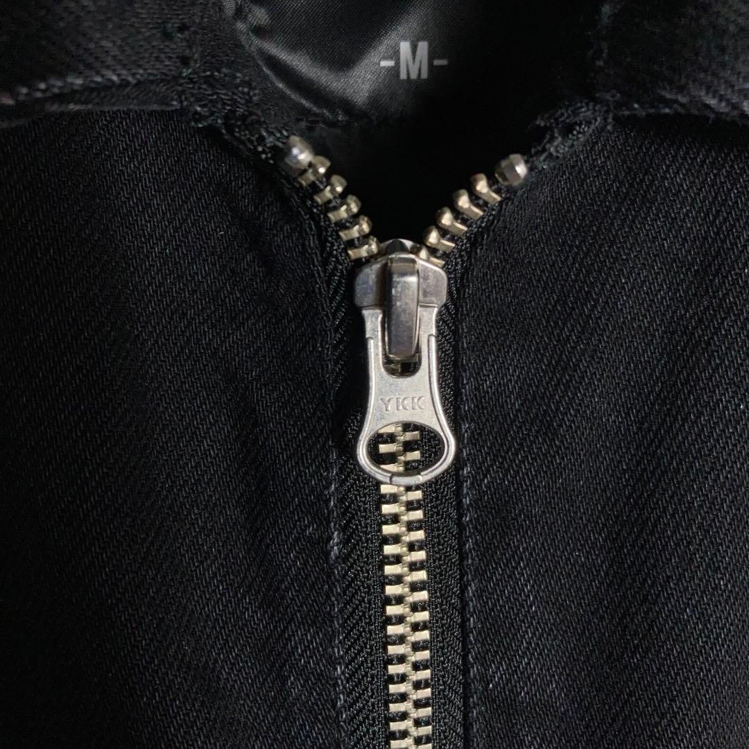FTC ジップブルゾン ジャケット ワンポイントロゴ 黒 M FTC ジップブルゾン ジャケット ワンポイントロゴ 黒 M