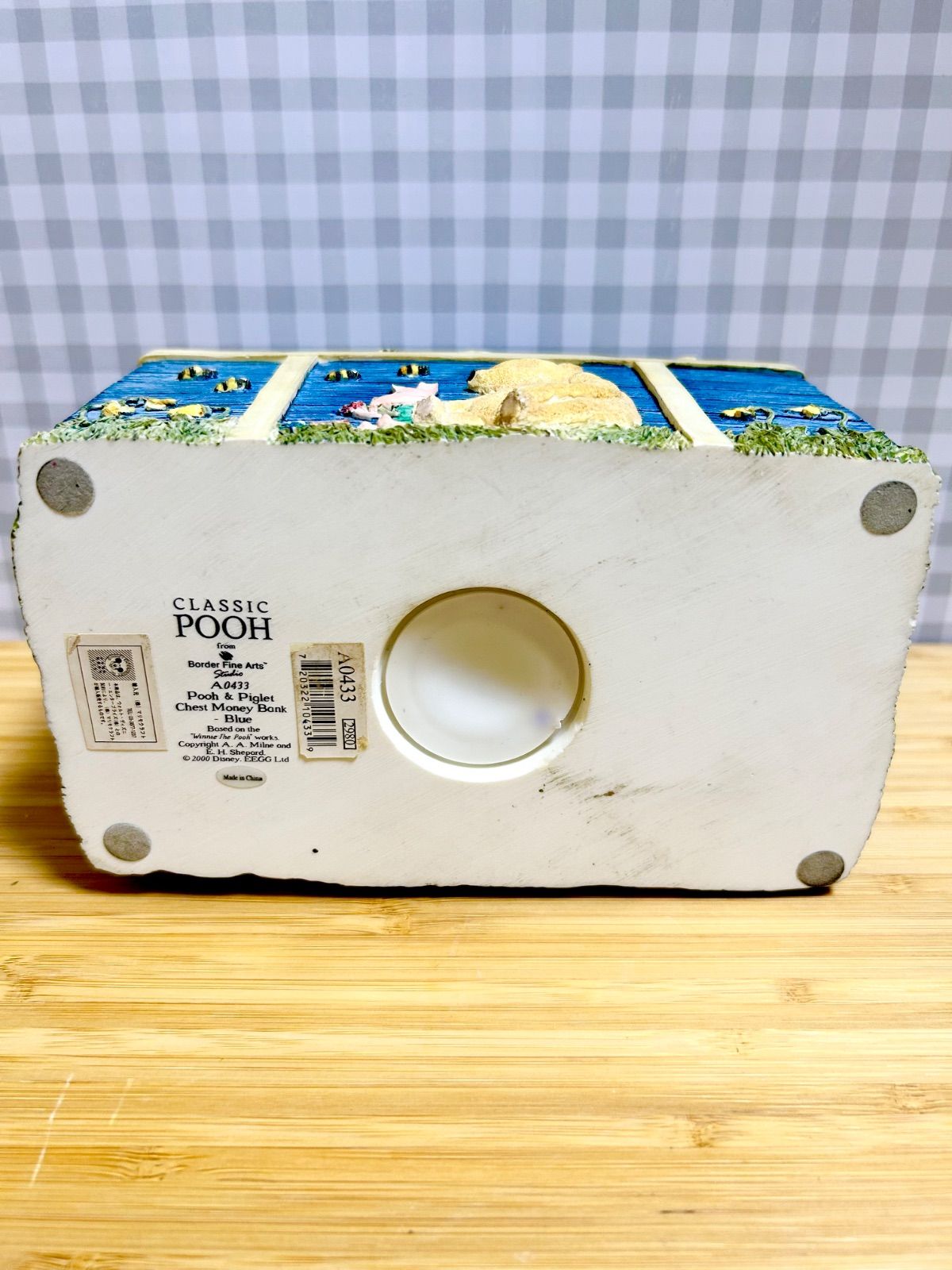 希少】 クラシックプー 貯金箱 インテリア 置物 - メルカリ