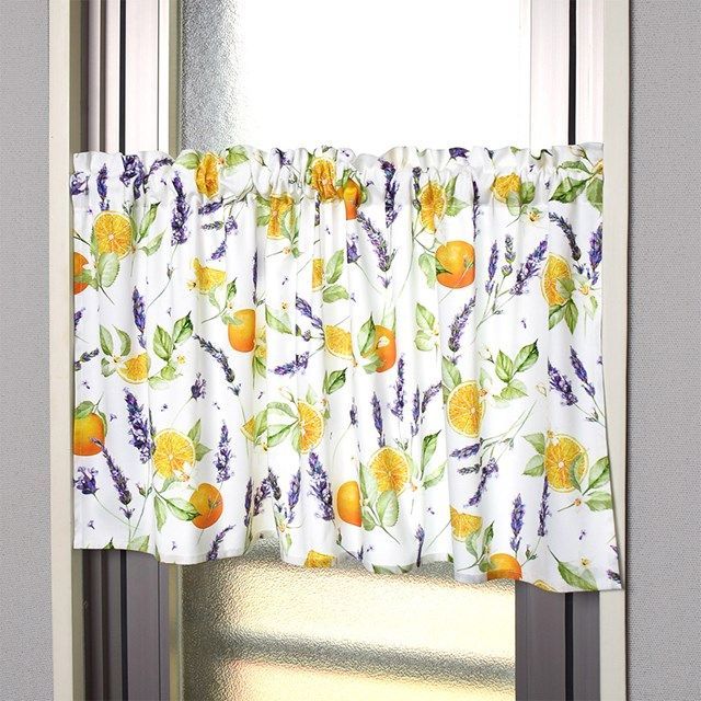 COLORFUL CANDY STYLE 新品 カフェカーテン 綿100% 47cm×100cm