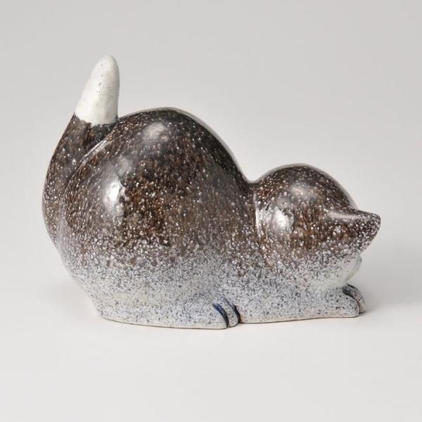 ヴィンテージオブジェ 猫「しっぽぴん！」 19cm 1960年代 Gunnar