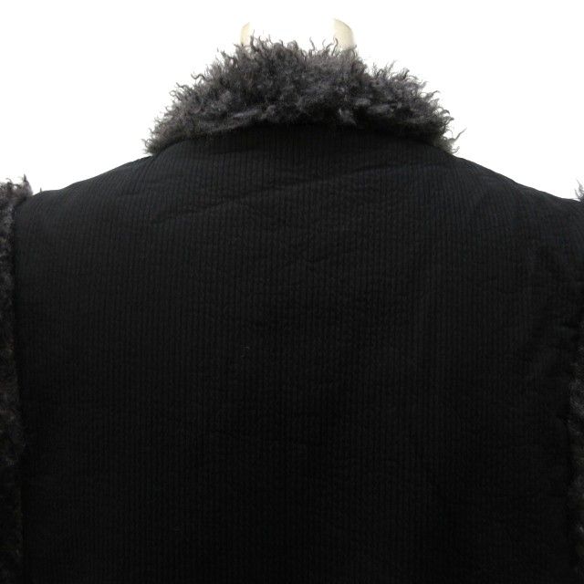 未使用品 ライト WRYHT タグ付き 22AW REVERSIVLE NOMADIC VEST ベスト ジレ ボア オールドジョー取扱い 222WT-VT02 黒 2 約M ライト WRYHT タグ付き 22AW REVERSIVLE NOMADIC VEST ベスト