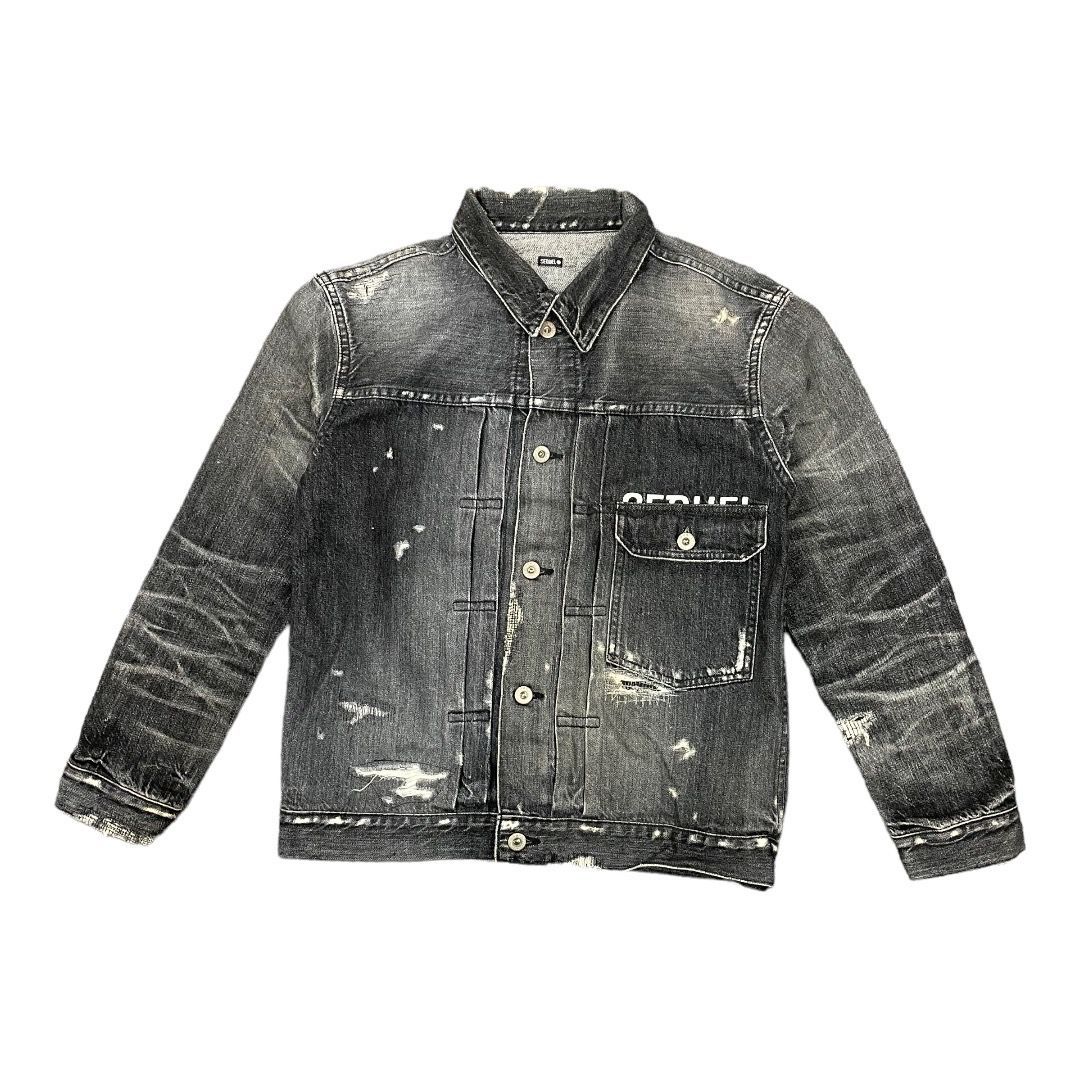 SEQUEL 22AW DENIM JACKET クラッシュ 加工 デニムジャケット Gジャン 