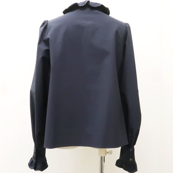 Rosy Monster ルミエールブラウス TMYB-0921A ネイビー ポリエステル  