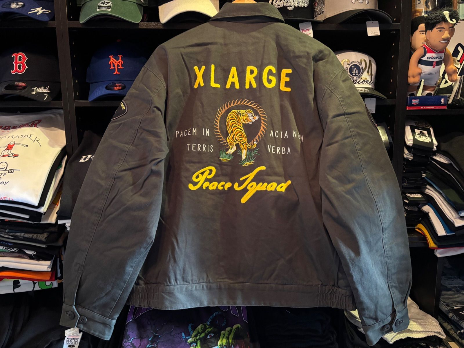 XLARGE PEACE SQUAD VIETNAM JACKET DkGREEN Lサイズ - メルカリ
