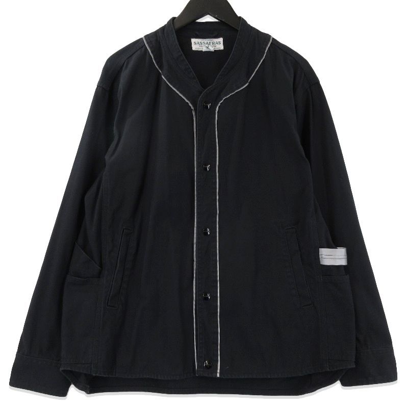 SASSAFRAS ササフラス Vase Wall Gardener Jacket ノー ジャケット ヴェースウォール ガーデナージャケット ネイビー S71012693